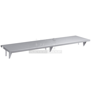BRAND NEW SCRATCH & DENT! Regency 16-Gauge Type 304 Stainless Steel Pass-Through Shelf - 24" x 84"