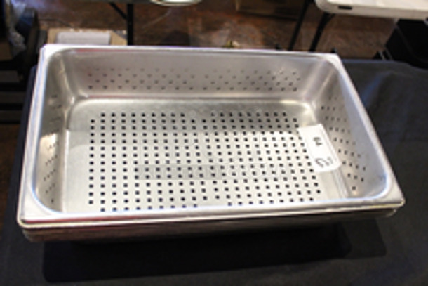 Holy Haberdashery! 4” Deep Perforated Steam Pans, Stainless Steel
21x12x4
6x Your Bid - Image 4 of 6