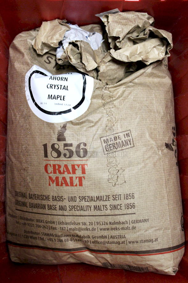 SWEET! Ireks-Stamac Crystal Maple 1856 Craft Malt (Made In Germany), Approx. 43 Lbs In Monoflo DC2115-SP 4 Attached Lid Distribution Container - Image 4 of 4