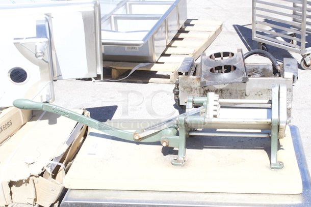 Choice Prep 1/4" French Fry Cutter Mounted To cutting Board.  - Image 2 of 9