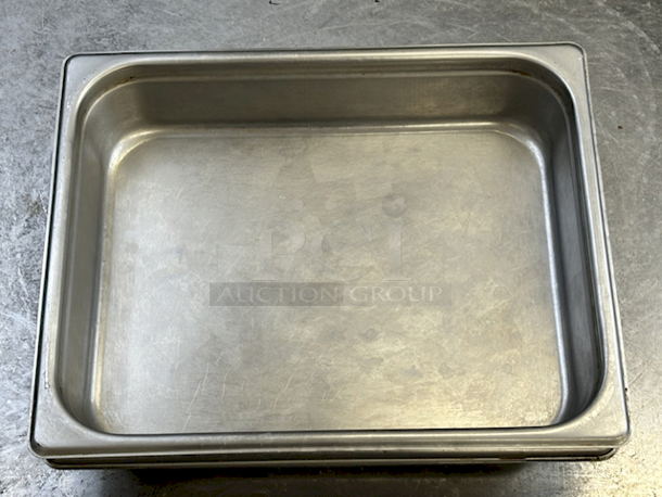 1/2 Size Pans, Metal. 2-1/2" Deep. 2x Your Bid.  - Image 2 of 3