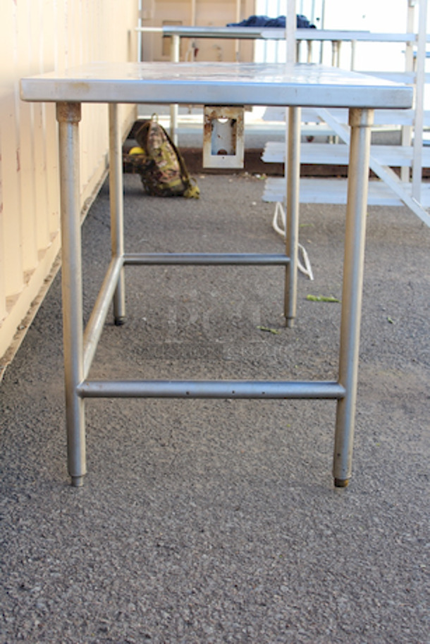 HEAVY DUTY! Stainless Steel Equipment Stand With Housing For Electric Outlet! 60x30x35 - Image 6 of 7