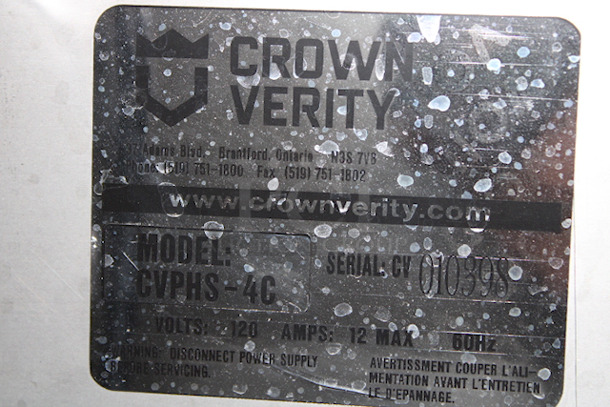 AMAZING! Crown Verity CV-PHS-4C Space Saver Single Bowl Cold Water Portable Hand Sink Cart, With Electric  Pump & Hands Free Pump Saver Foot Pedal, Soap Dispenser Holder and Paper Towel Dispenser On Commercial Casters. Keys Not Included. 120v 25x24-1/4x47-3/4 - Image 6 of 11