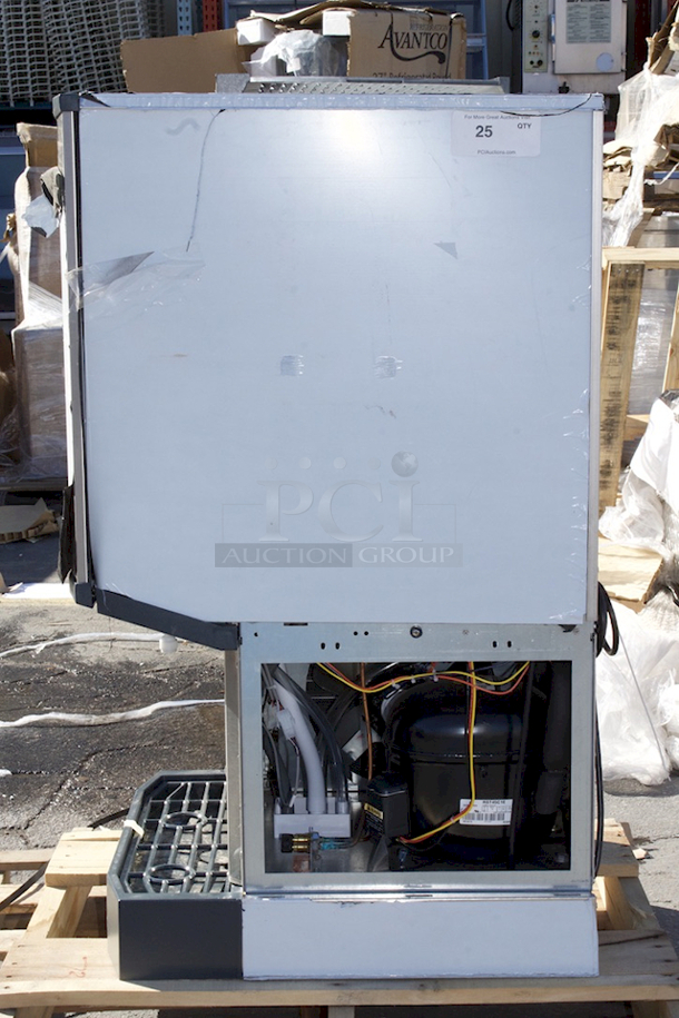 BRAND NEW SCRATCH & DENT! Scotsman HID540A-1 Meridian Countertop Air Cooled Ice Machine and Water Dispenser - 40 lb. Bin Storage - Image 3 of 10