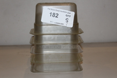 Cambro Camware 94CW 1/9 Pans, 4” Deep.
41⁄4" x 615⁄16"x4”
5x Your Bid
