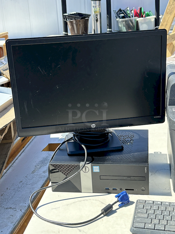 Windows Based Computer, Monitor, Wireless Keyboard and Office Printer.  - Image 5 of 7