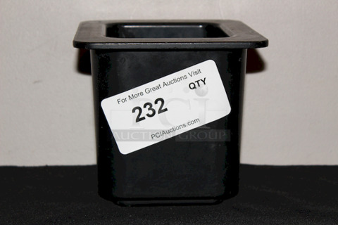 Carlisle CM110403 Coldmaster 1/6 Size Food Pan - 6"D, Black