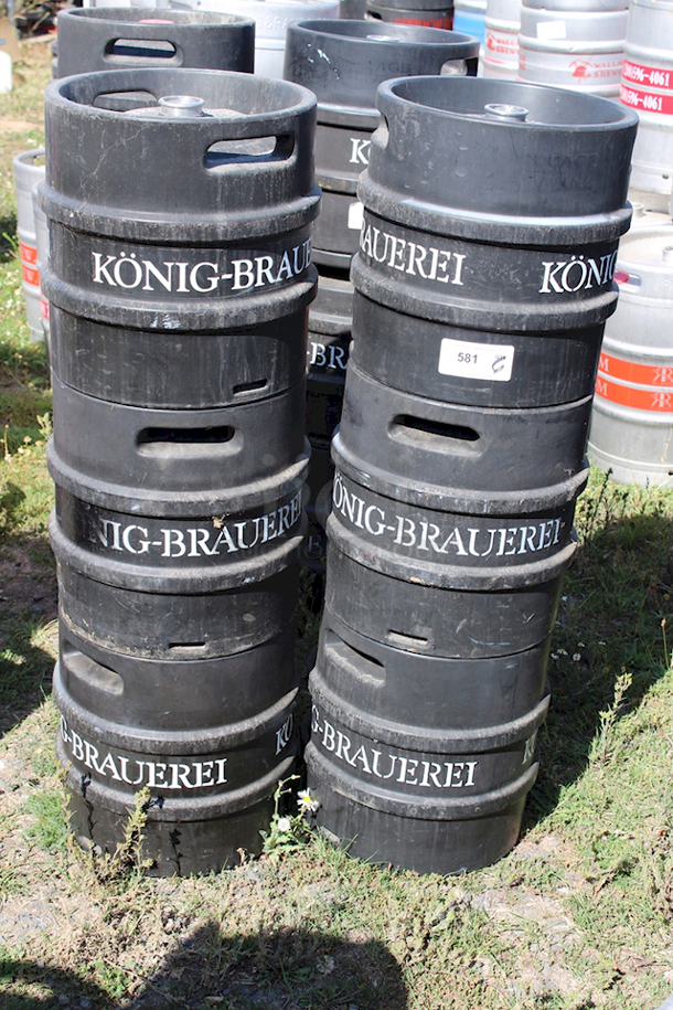 ?AWESOME!? 30 Liter Double Handle Sanke Type "D" Kegs, Stainless Steel, Polyurethane Jacketed? 6x Your Bid - Image 1 of 1