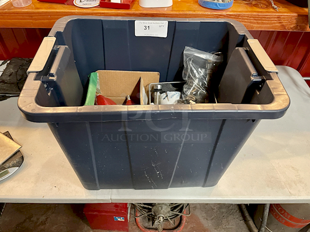 ALL-FOR-ONE Tote Full of Misc. Brewery Equipment, Parts, Fittings and More - Image 5 of 5