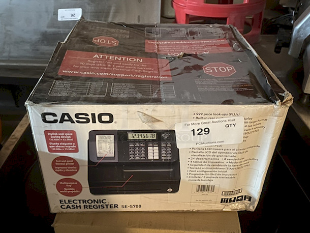 AWESOME! Casio SE-S700 Cash Register In The Box. 