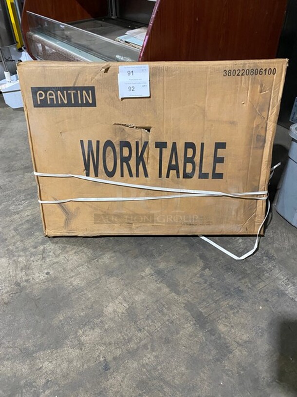NEW IN THE BOX! Pantin 30x24 Stainless Steel Work Table With Rice Cooker Cut Out! With Double Under Shelf! - Image 8 of 8
