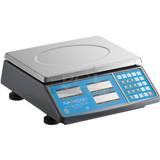 BRAND NEW SCRATCH AND DENT!  2023 AvaWeigh 334PCS60 Stainless Steel Commercial Countertop Scale. Tested and Working!