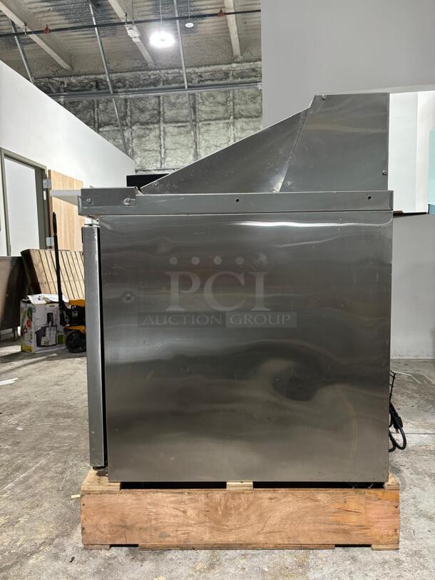 Brand New Scratch & Dent DSP60 2-Door Commercial Food Prep Table Refrigerator in Stainless Steel - Image 5 of 5