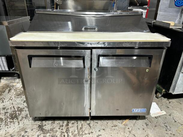 Turbo Air MST-48-N M3 Series 48" 2 Door Stainless Steel Refrigerated Sandwich Prep Table

 - Image 1 of 4