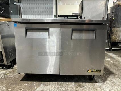True 48" Worktop Refrigerator w/ (2) Sections, 115v
