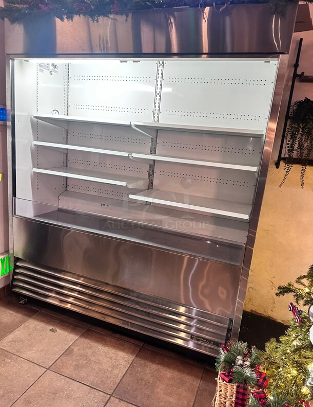 Working True TAC-72 - Vertical Air Curtain Display Merchandiser, 66 Cu. Ft., Stainless Steel 220 Volt 1 Phase - Image 2 of 9