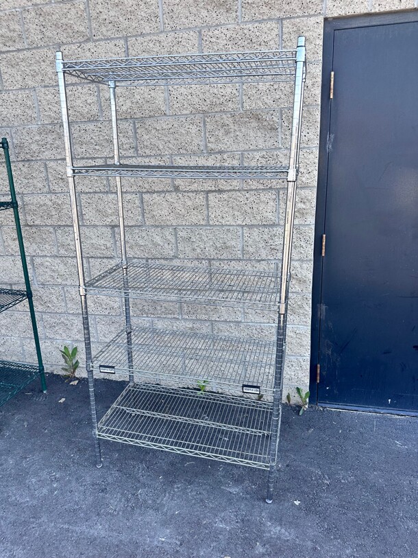 36x18x76 Stainless Steel Wire Rack - Image 2 of 4