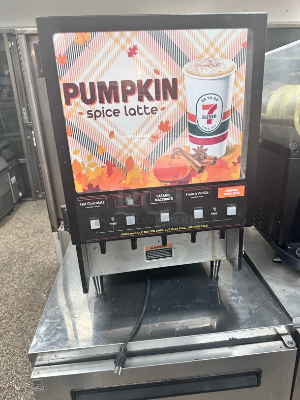 Bunn FMD-5 Fresh Mix Hot Powdered Drink Machine, 3 Hoppers, Cafe Display, 120v Working - Image 1 of 7