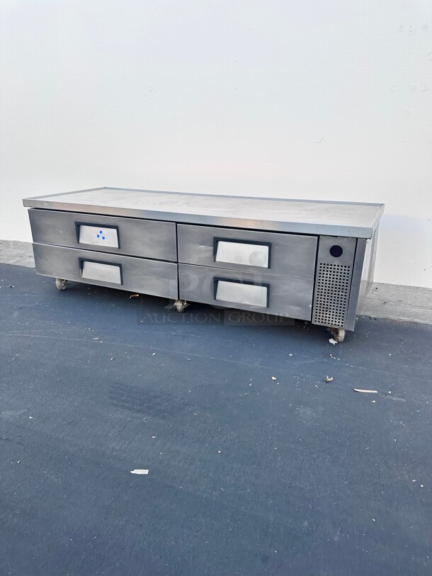 Late Model True TRCB-82 82 inch Chef Base w/ (4) Drawers - 115v Tested and Working - Image 2 of 10