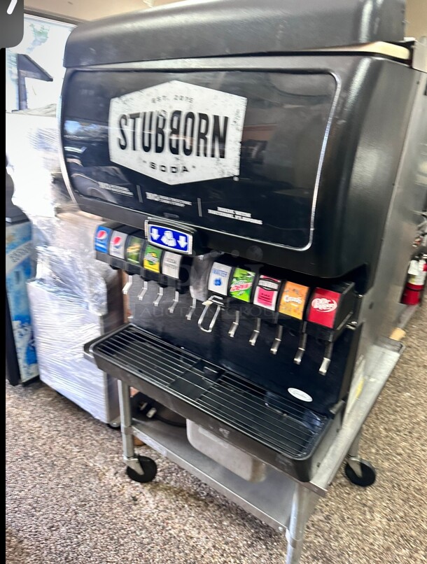 Cornelius IDC215 with 8  Sanitary Lever Valves Cold Carbonation Soda Dispenser 120 Volt Working - Image 4 of 9