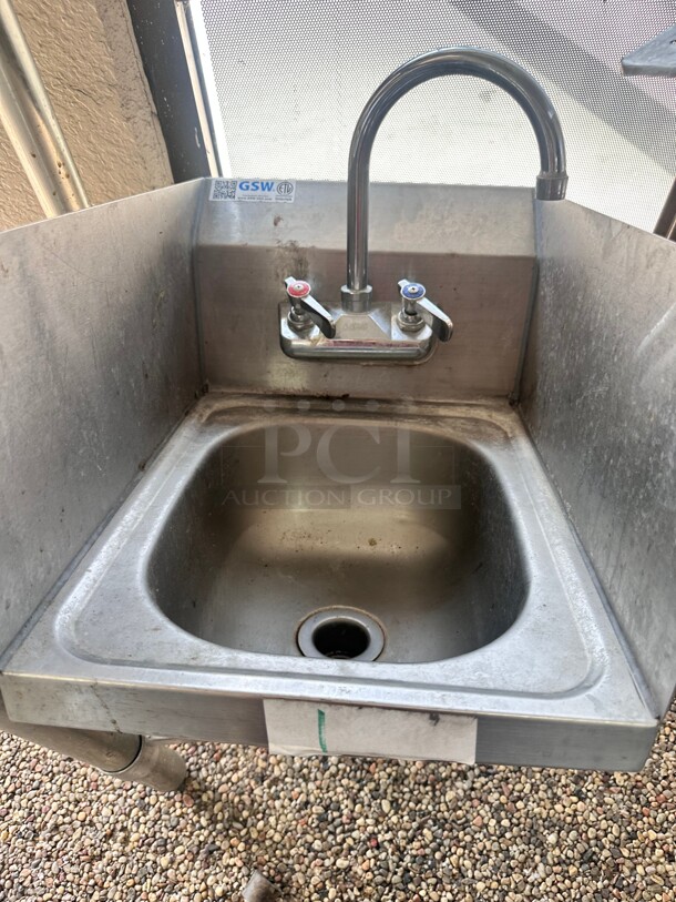 GSW Commercial Stainless Steel Hand Sink - Image 2 of 2