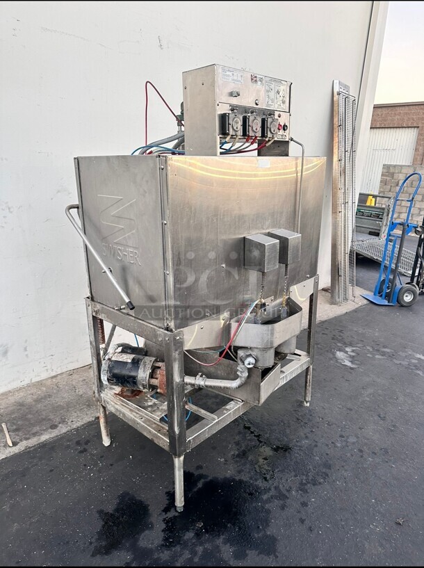 Nice! Used American Dish Service 5AG-S 74 Rack/Hr Double Rack Door Type Low Temp Dishwasher - 115V Tested and Working - Image 4 of 11