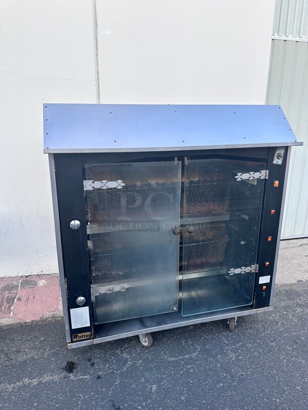 Rotisol Commercial 4 Spit Chicken Rotisserie Machine Gas NSF - Image 1 of 9