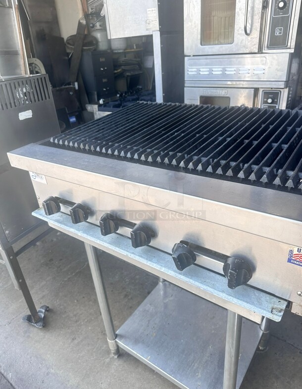Excellent Stratus 36 inch Radiant Char Broiler Grill Gas SRB-36  - Image 3 of 8