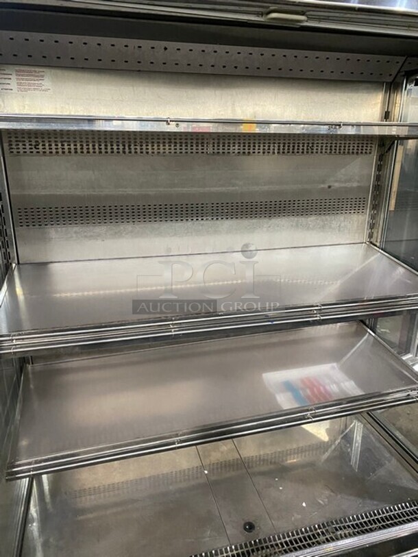 Karlos 200 UL Stainless Steel Refrigerated Commercial Grab N Go Open Merchandiser! On Casters! SN: 43587 230V 1PH - Image 5 of 8