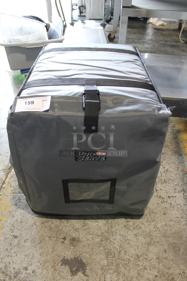 4 BRAND NEW! Rubbermaid ProServe Gray Insulated Food Carrying Bags w/ Black Poly Inserts. Stock Picture Used as Gallery. 4 Times Your Bid! - Image 1 of 6