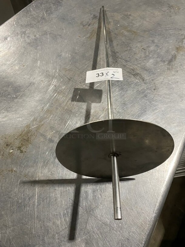 Metal Skewer For Gyro Machine! 4 x Your Bid! - Image 2 of 4