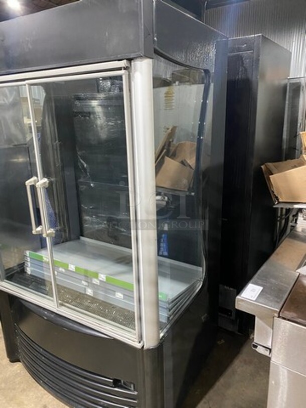 AHT Commercial Refrigerated Open Grab-N-Go Display Case! Neon Interior Lighting! Model: ACXLULLED SN: 29792000025561 208/230V 60HZ 1 Phase! Working When Removed!  - Image 2 of 11