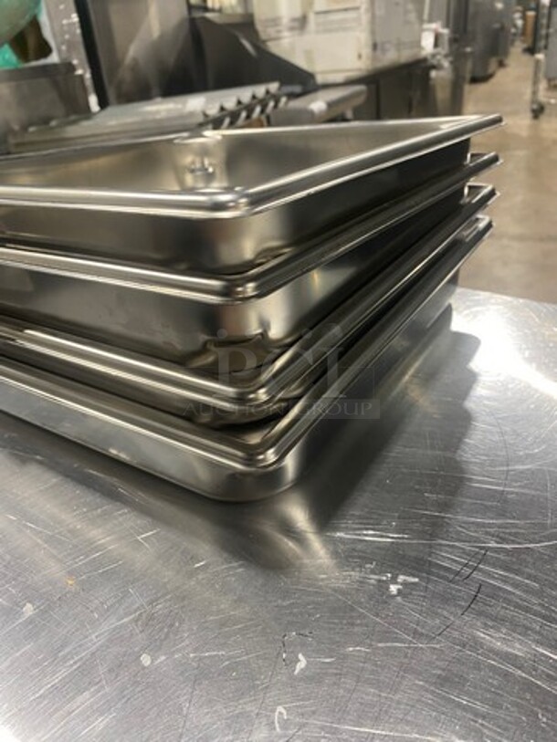 NEW! Commercial Steam Table/ Prep Table Food Pans! All Stainless Steel! 4x Your Bid! - Image 2 of 7