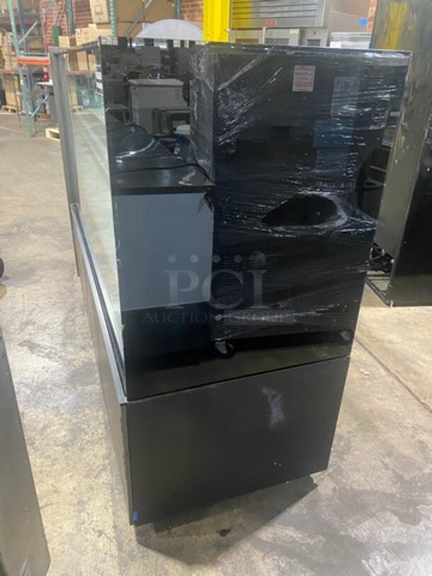 NICE! Commercial Refrigerated Bakery/ Deli Display Case Merchandiser! With Straight Front Glass! With Sliding Rear Access Doors! Stainless Steel Body! - Image 4 of 9