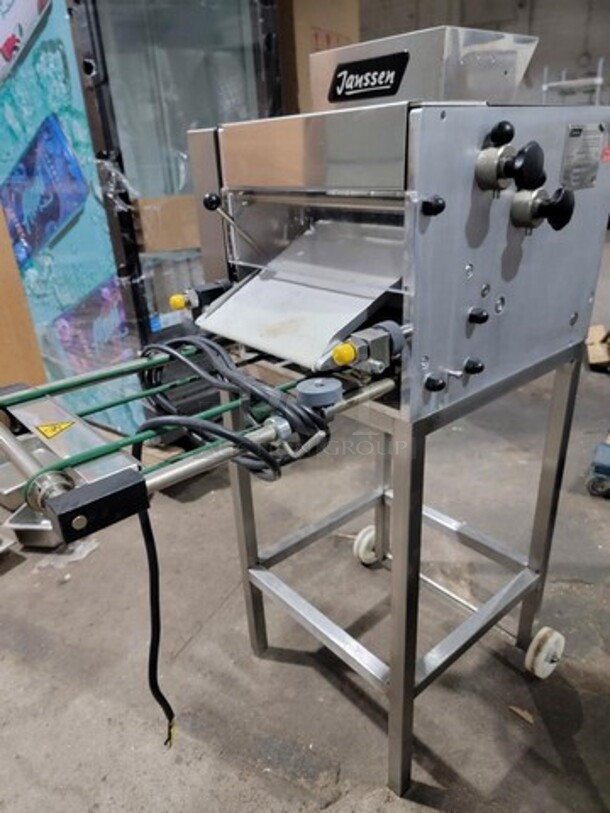 Great! Janssen Commercial Heavy Duty Pastry Forming Machine! Model FF2500 Serial 400Y23UV! On Stand With Legs! - Image 5 of 10