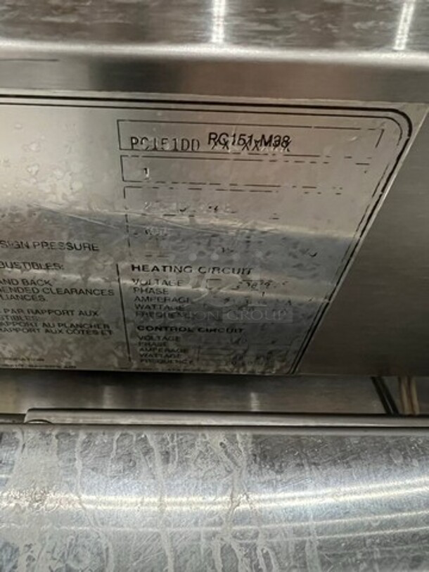 AMAZING! Baxter Commercial Electric Powered Single Door Roll In Rack Retarder/ Proofer! Solid Stainless Steel! Model: RC151DD 208/240V 60HZ 1 Phase - Image 10 of 11