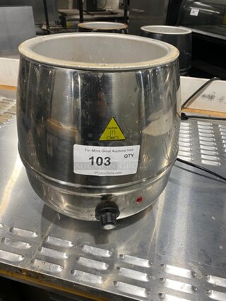 Commercial Countertop Food Warmer Soup Kettle!