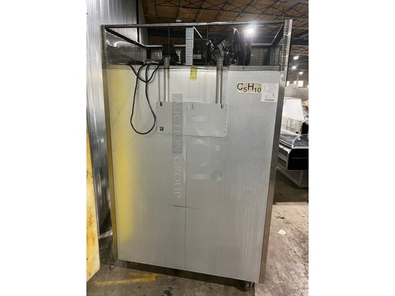 Migali Commercial 2 Door Reach In Freezer! All Stainless Steel! With Poly Coated Racks! Model C2FHC Serial C2FHC00318031300920028! 115V 1Phase! On Casters! - Image 3 of 10