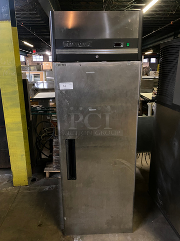 Maxx Cold Commercial Single Door Freezer! With Poly Coated Racks! All Stainless Steel! Floor Style! Model: MXCF23FD SN: 6037430 115V 60HZ 1 Phase