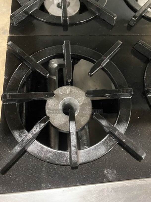 Sweet! Hussman/Southbend Natural Gas Powered 12 Burner Heavy Duty Range! With Double Full Size Ovens! With Raised Back Splash! On Commercial Casters! Working When Removed!  - Image 6 of 10