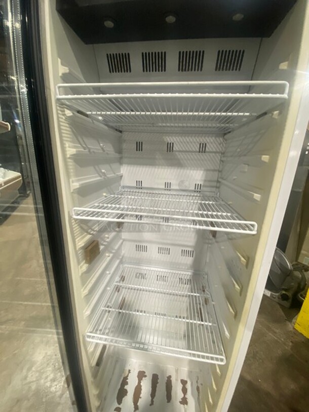 Summit Commercial Single Door Reach In Cooler Merchandiser! With View Through Door! Poly Racks! Model: SCR1400WLH SN:365023195200052 115V  - Image 5 of 8