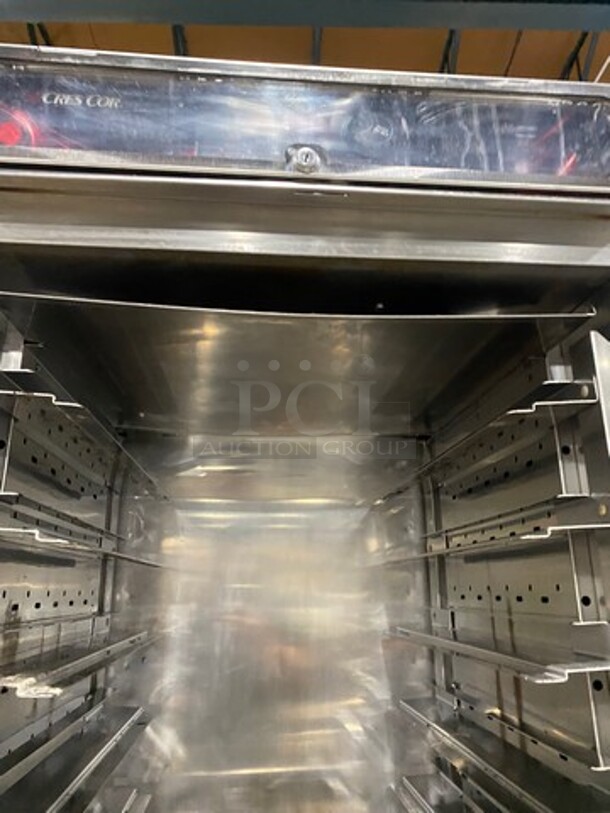 Cres Cor Commercial Electric Powered Split Door Roast-N-Hold Oven! All Stainless Steel! On Casters! Model: RO151FUA12DE4803Z SN: IBIJ0005120851 480V 60HZ 3 Phase - Image 8 of 10