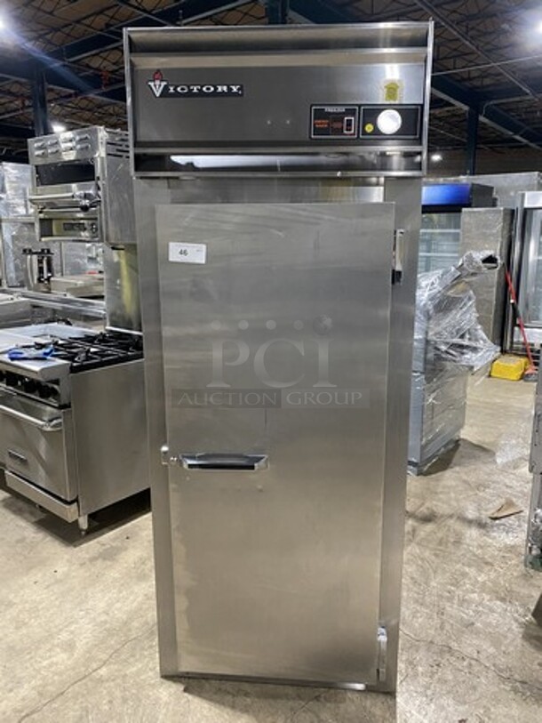 Victory Heavy Duty Commercial One Door All Stainless Steel Freezer! Model FS1DS7EW! 115V 1 Phase! With Legs! 
