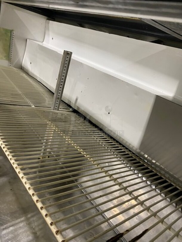 True Commercial Refrigerated Sandwich Prep Table! With 2 Door Underneath Storage Space! All Stainless Steel! On Legs! Model: TSSU6012 SN: 13478439 115V 60HZ 1 Phase - Image 6 of 9