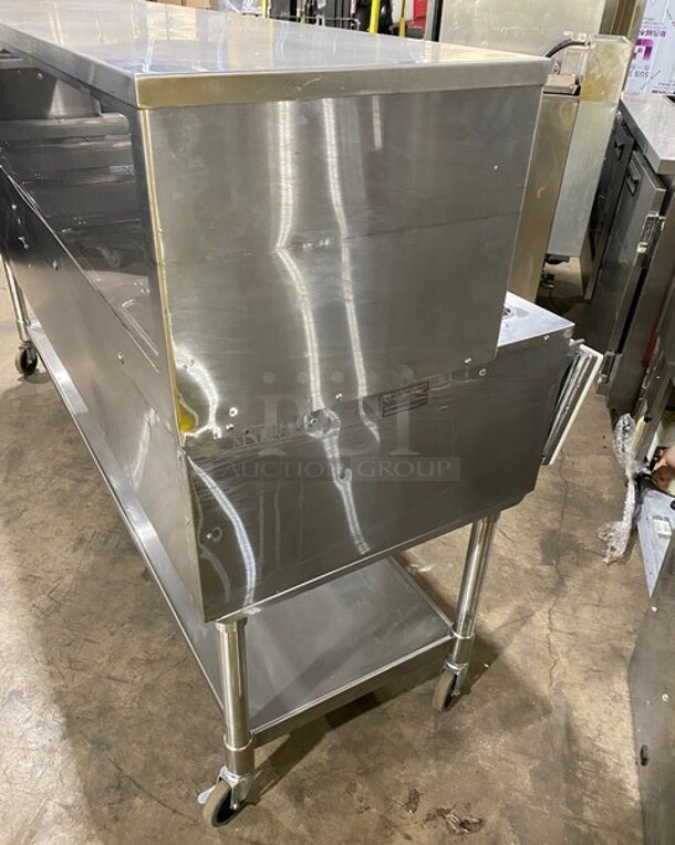 Eagle Commercial Electric Powered 5 Well Steam Table! With Storage Space Underneath! All Stainless Steel! On Casters! MODEL YSPHT5 SN:2008990224 208V 1PH - Image 2 of 10