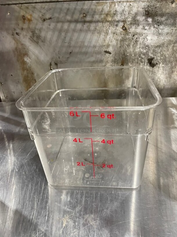 ALL ONE MONEY! Thunder Group Commercial Poly Food Measuring Bins! - Image 3 of 4
