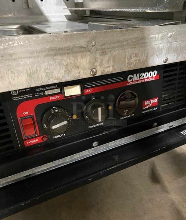 WOW! Metro Commercial Heated Holding Cabinet/ Food Warmer! All Stainless Steel! On Casters! Working When Removed! Model: C175C1N 120V - Image 6 of 10