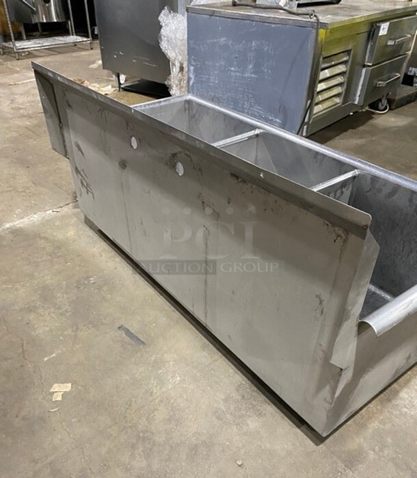 Stainless Steel 3 Bay Sink With Legs! - Image 4 of 8