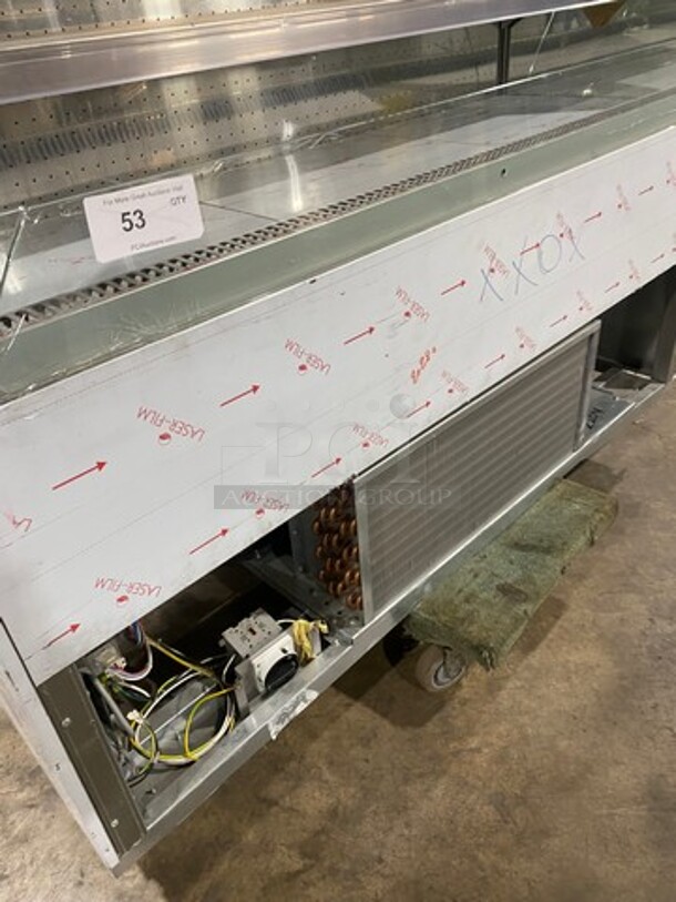 NEW NEVER USED! OUT OF THE BOX! 2016 Ciam Commercial Refrigerated Open Grab-N-Go Display Case! Solid Stainless Steel! MISSING BOTTOM FRONT COVER! Model: MURSTDL6FL15 SN: SN230416 220V 60HZ 1 Phase - Image 6 of 9