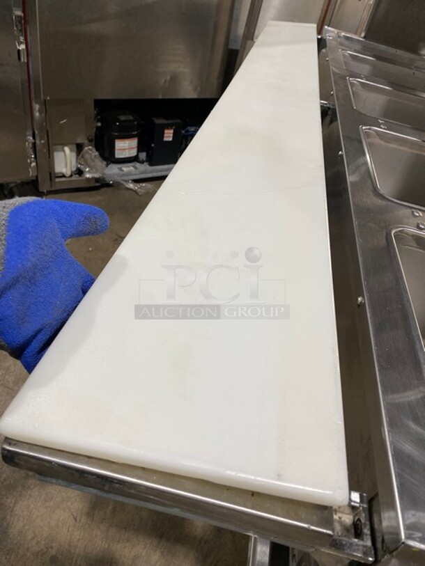 Eagle Commercial Electric Powered 5 Well Steam Table! With Storage Space Underneath! All Stainless Steel! On Casters! MODEL YSPHT5 SN:2008990224 208V 1PH - Image 8 of 10